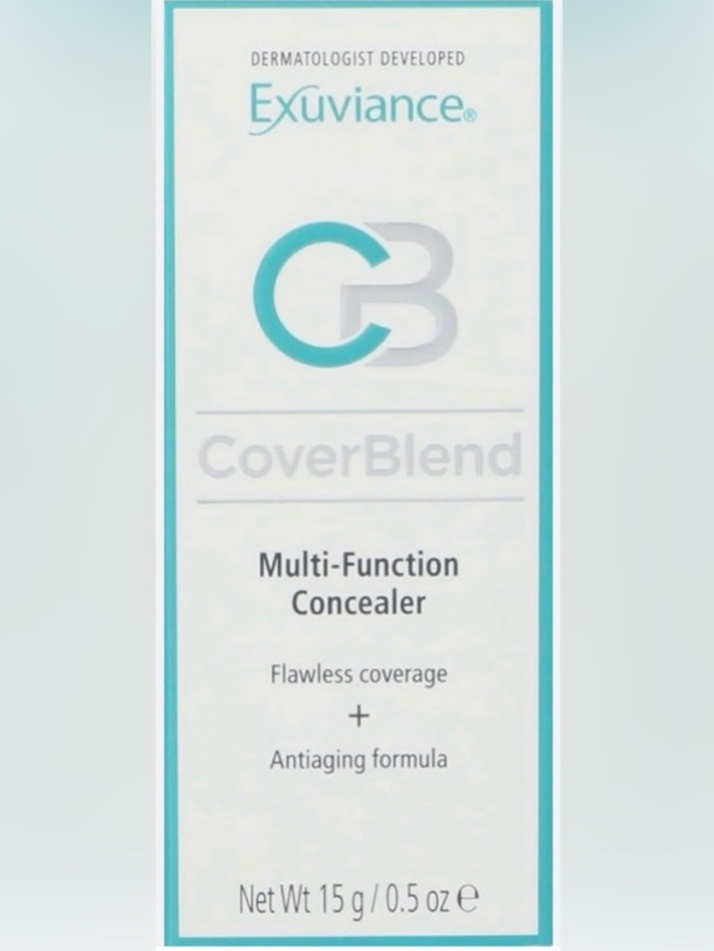 Exuviance CoverBlend
MultiFunction Concealer Color: “Beige”